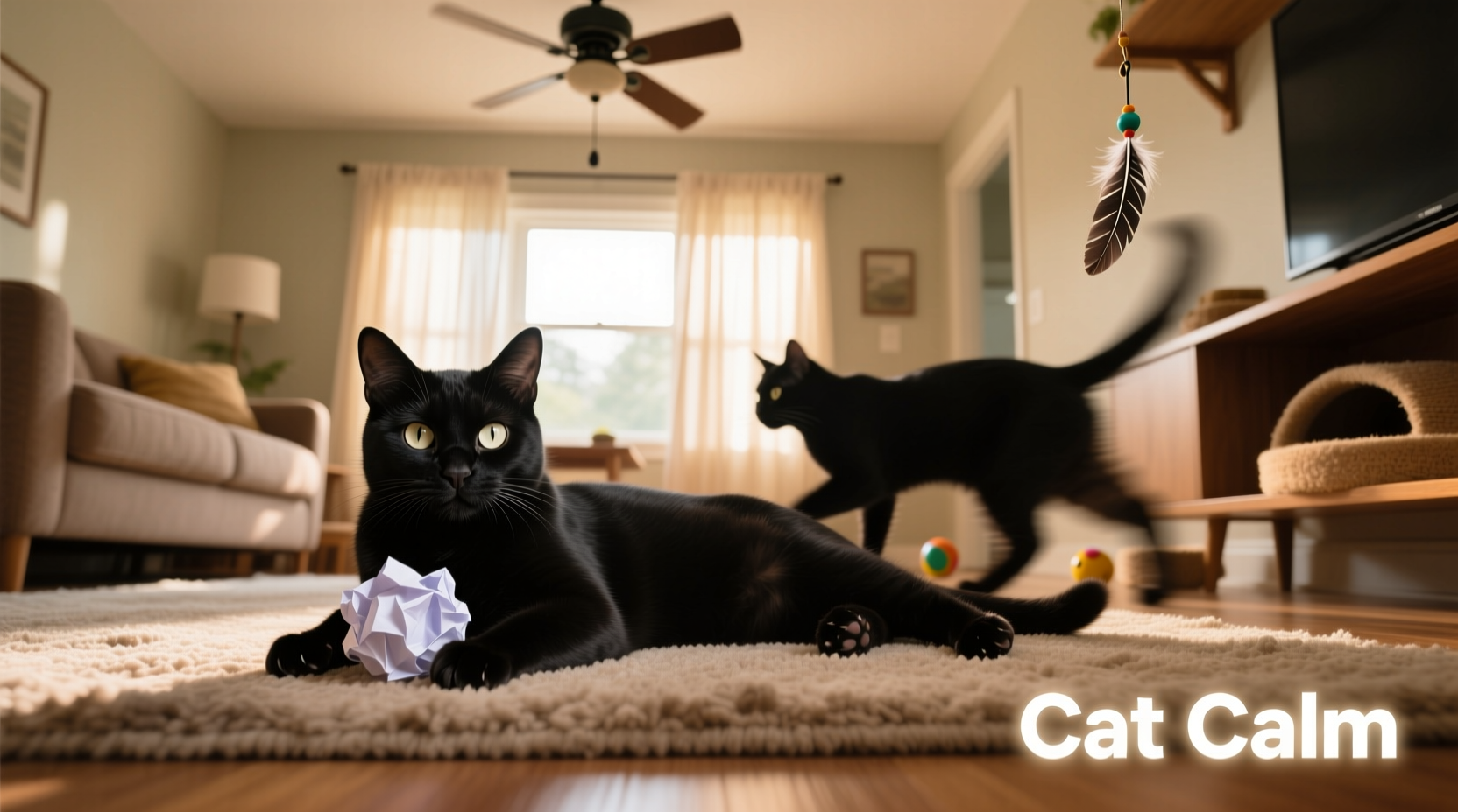 effective strategies to calm your cat and stop hyperactive darting indoors