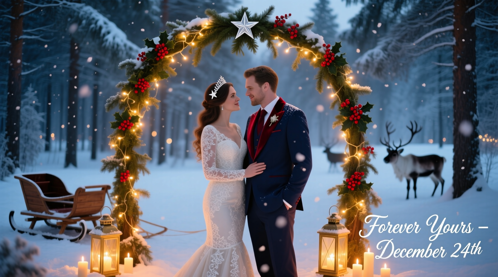a christmas wedding date