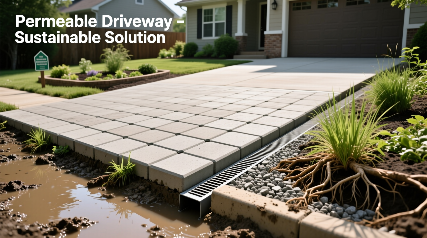effective solutions to permanently fix a muddy driveway and prevent future problems
