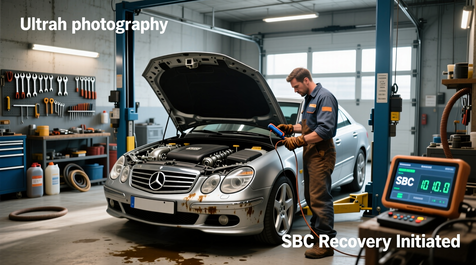 How to Choose W211 SBC Recovery by OBD and SBC Pump Replacement Time