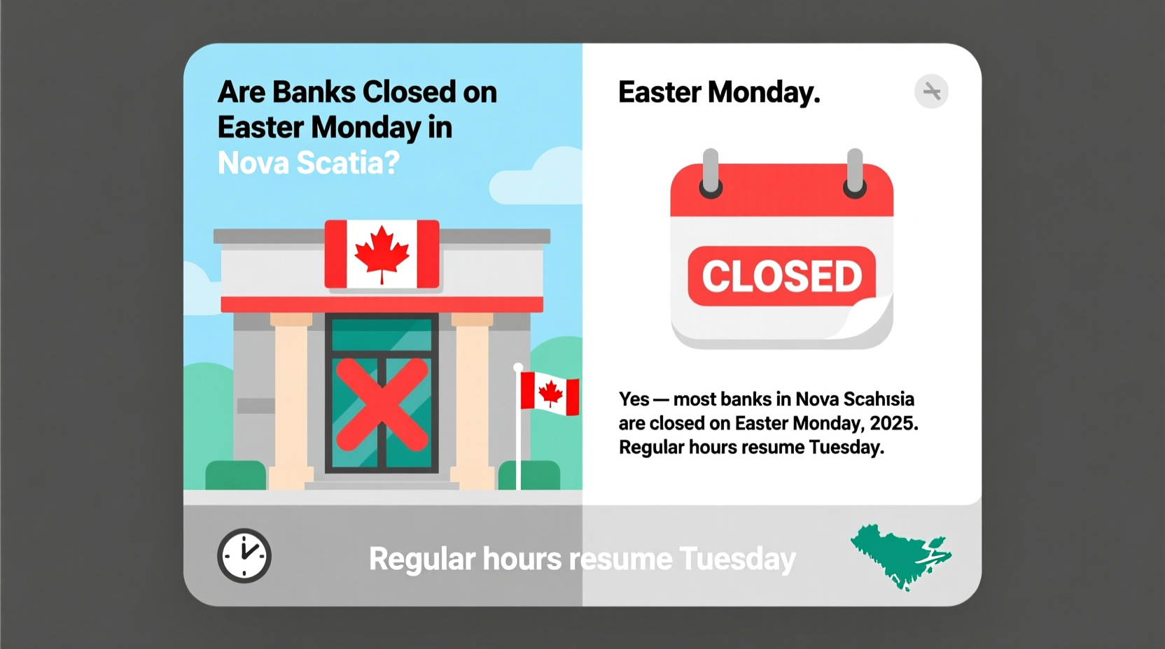 are banks closed easter monday in ns