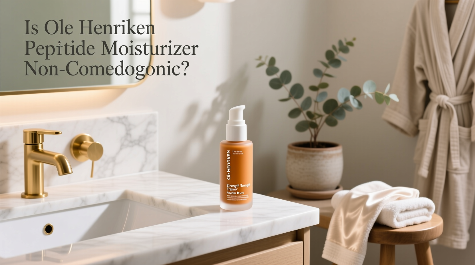 is ole henriksen peptide moisturizer non comedogenic 