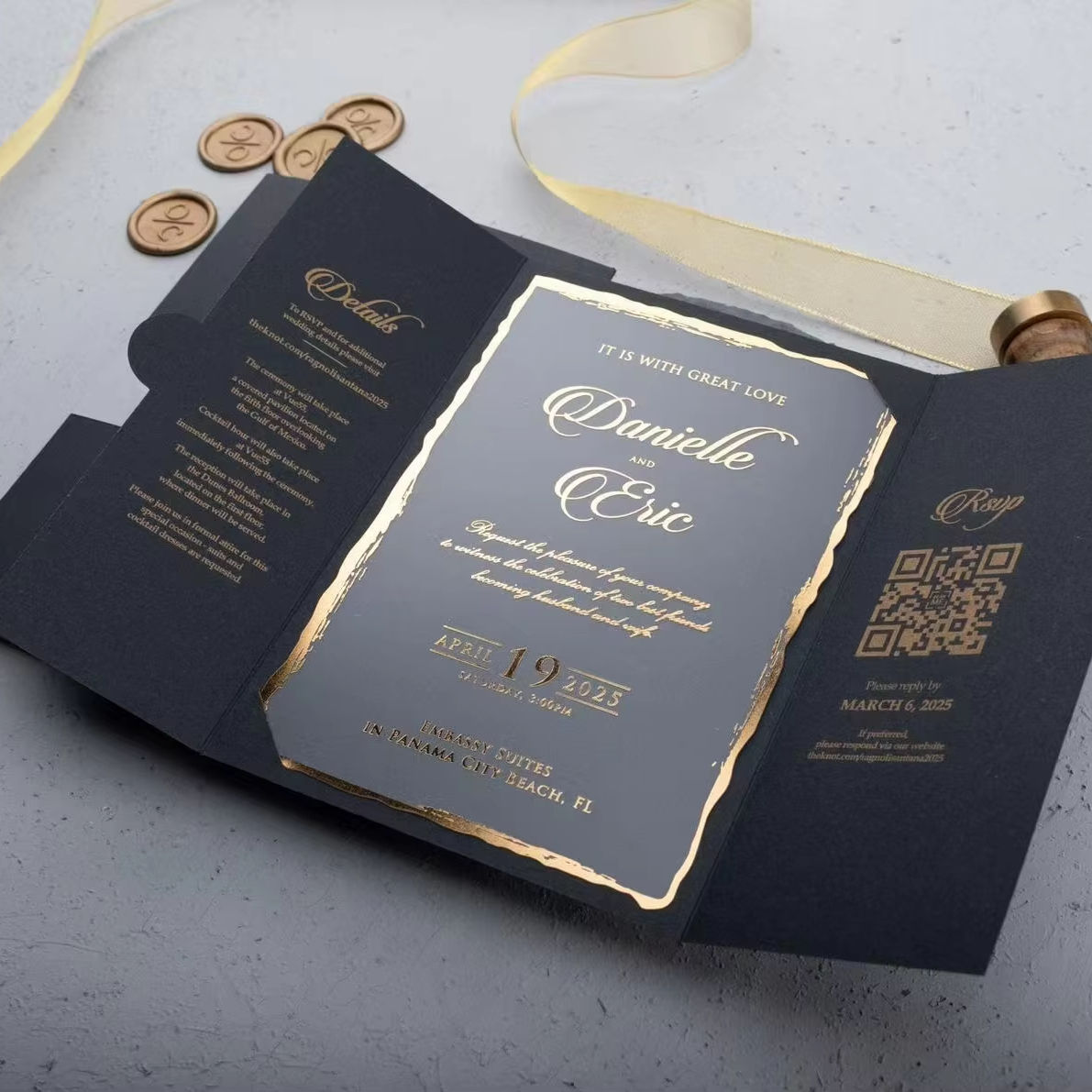 pop up wedding invitations