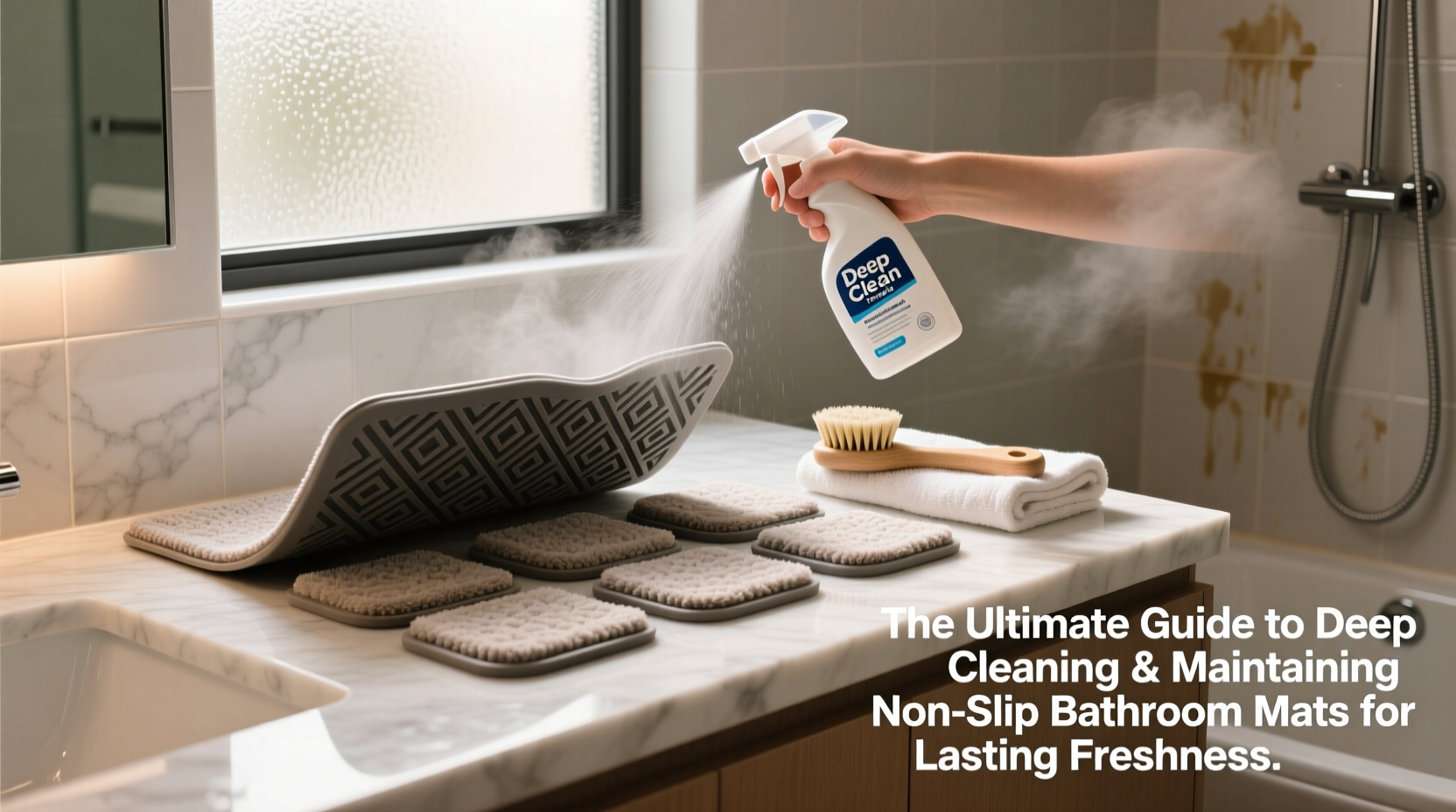 the ultimate guide to deep cleaning and maintaining non slip bathroom mats for lasting freshness