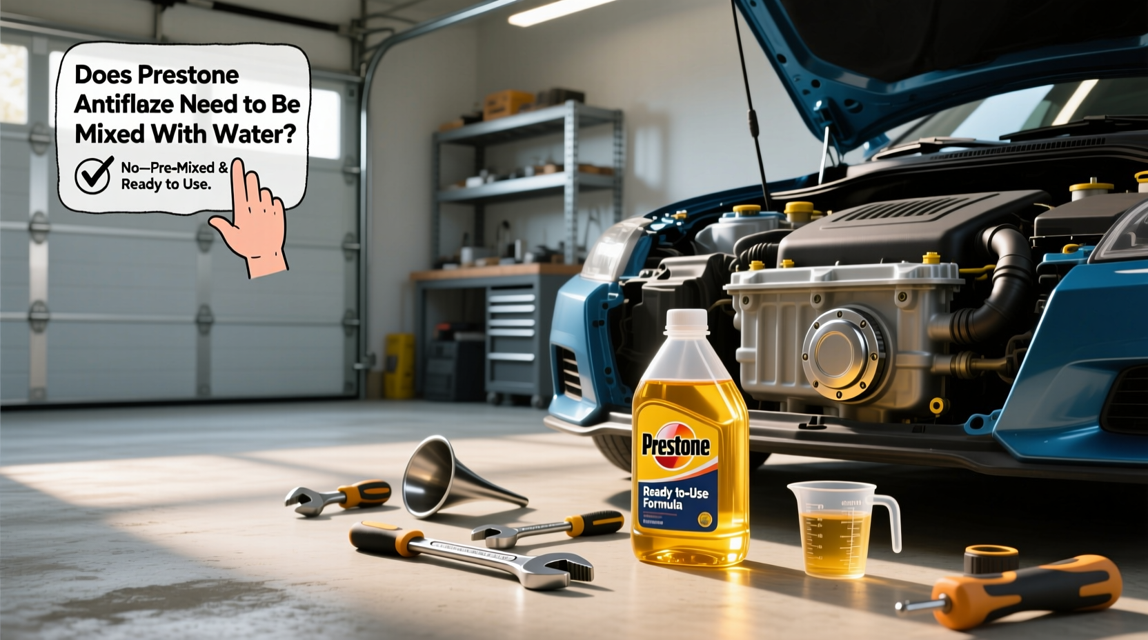 How to Choose Prestone Antifreeze: Does It Need Water Mixing?