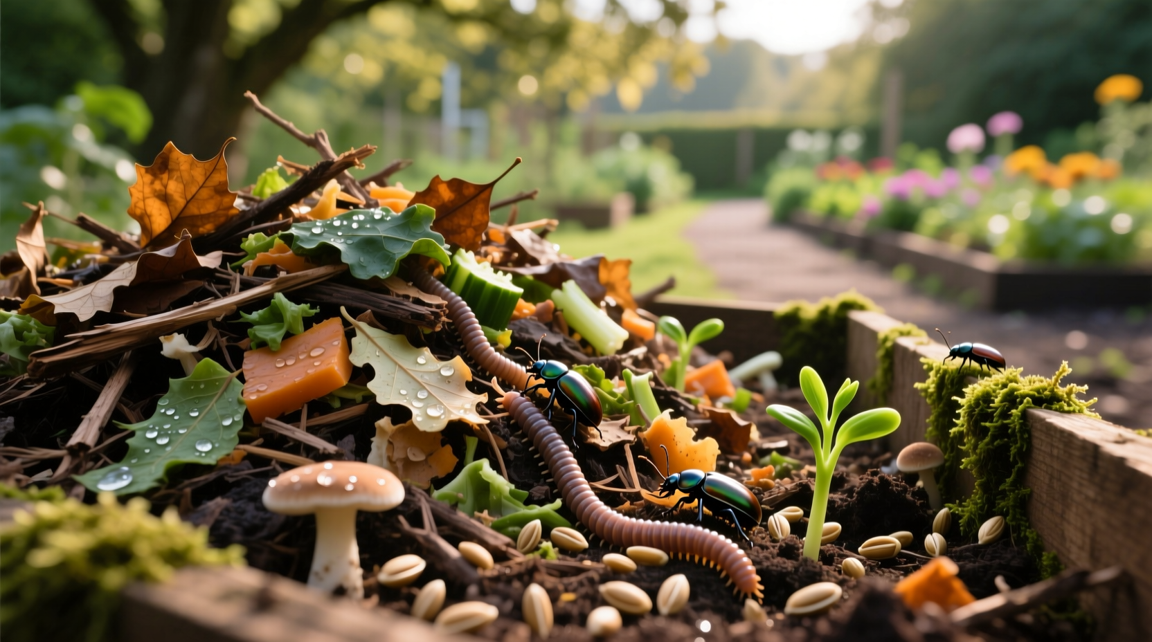 compost garden debris