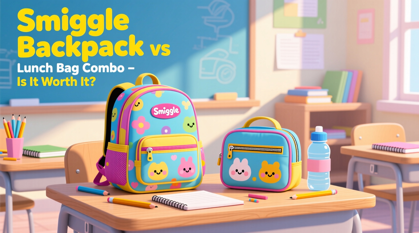 smiggle backpack vs lunch bag combo is the combo really worth it