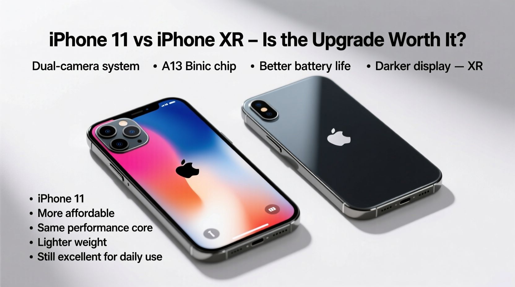 iphone 11 vs xr is the newer model worth the upgrade or is the xr still good