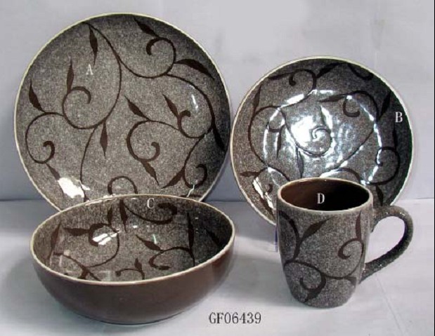 2020 new product colorful flowers wedding event porcelain dinnerware set ceramic