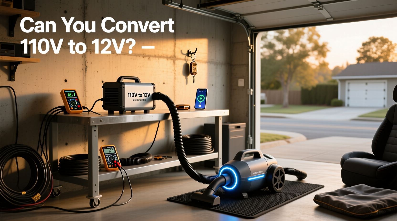How to Choose Converter for 12V Car Vacuum Cleaner, Can You Convert 110V to 12V?