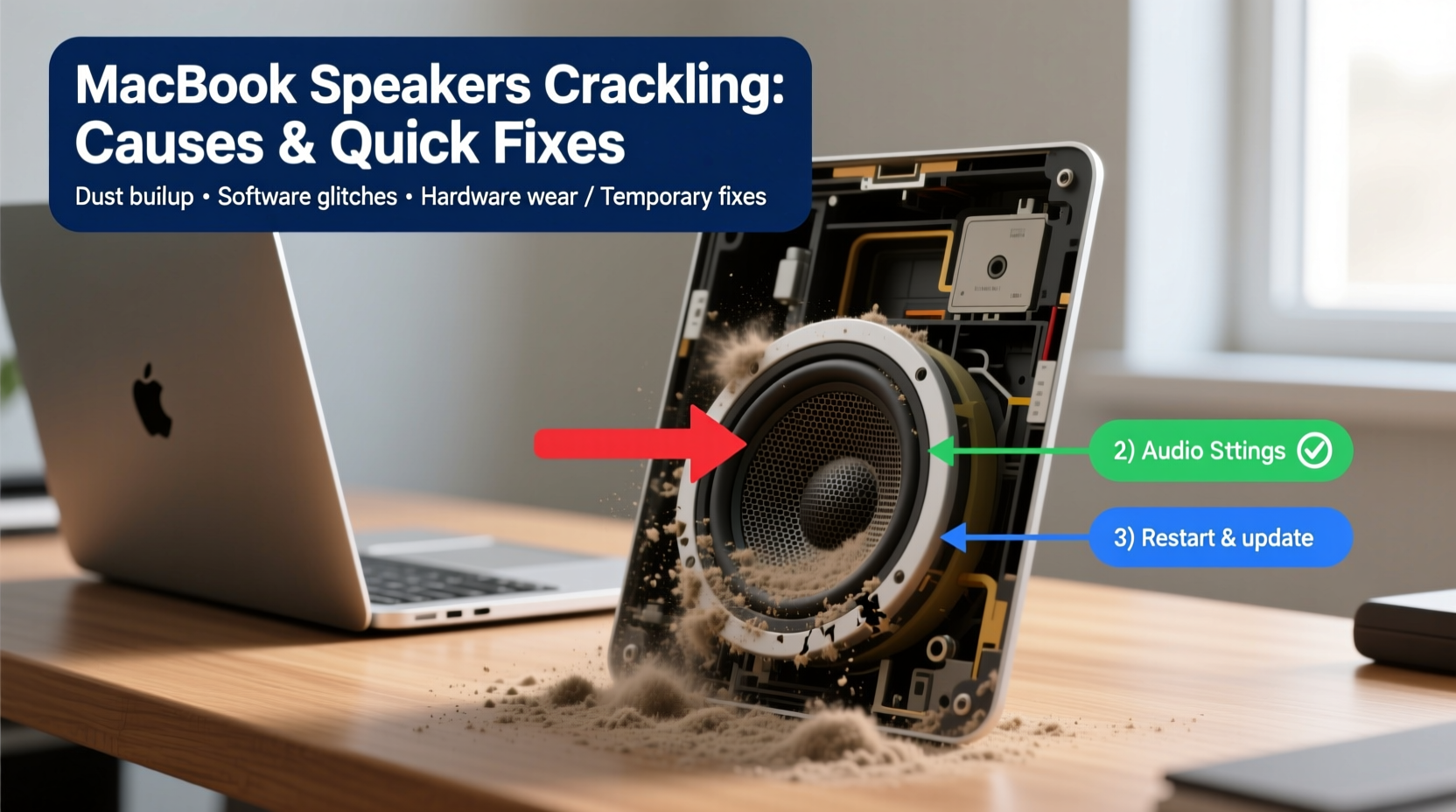 macbook speakers crackling causes and quick fixes