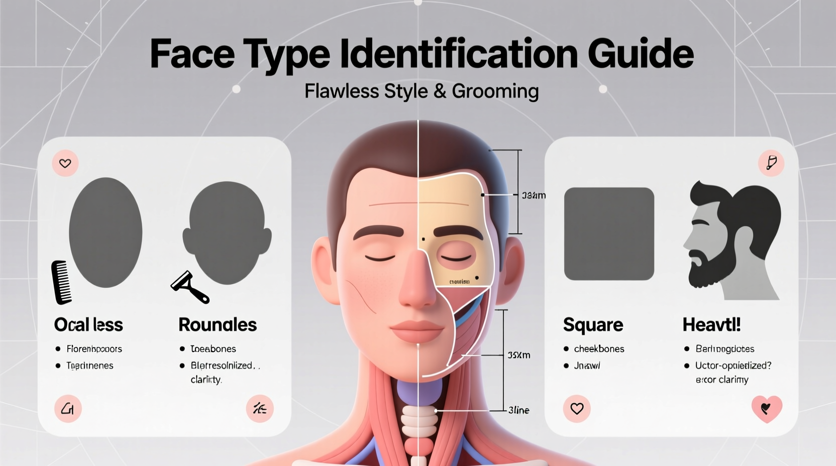 the ultimate guide to identifying your face type for flawless style and grooming