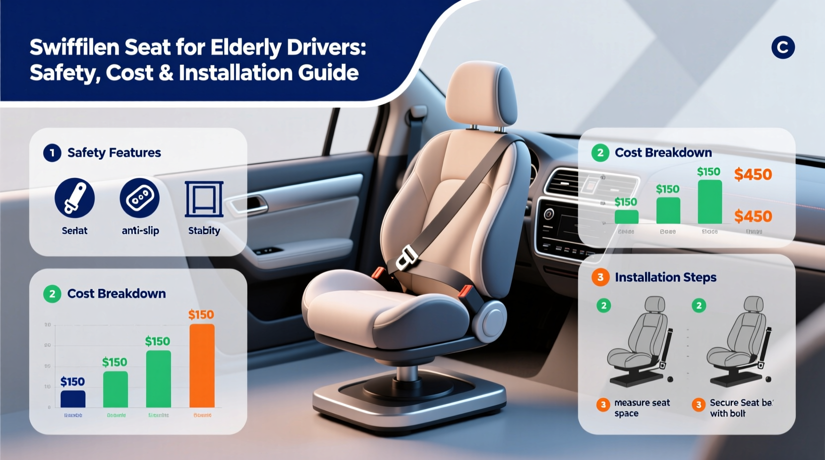 swivel seat elderly drivers