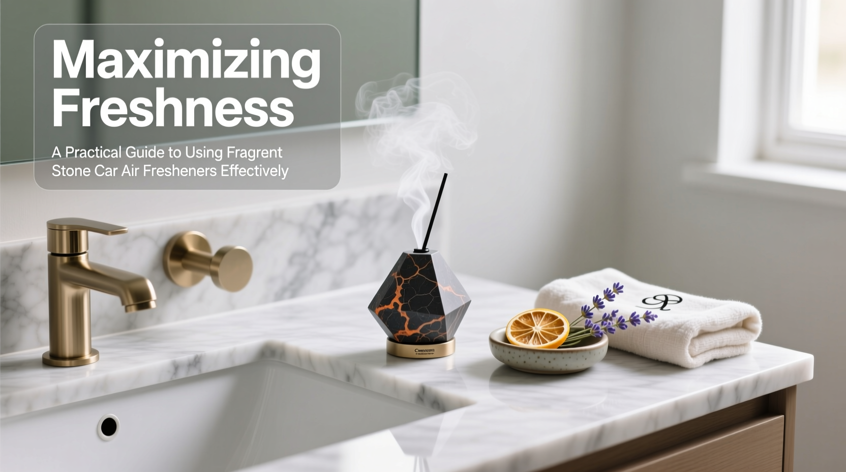 maximizing freshness a practical guide to using fragrant stone car air fresheners effectively