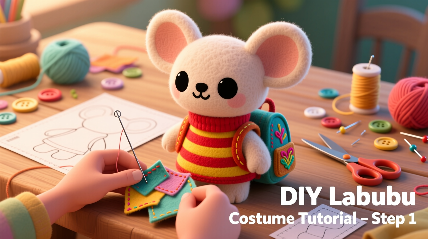 how to make a labubu costume