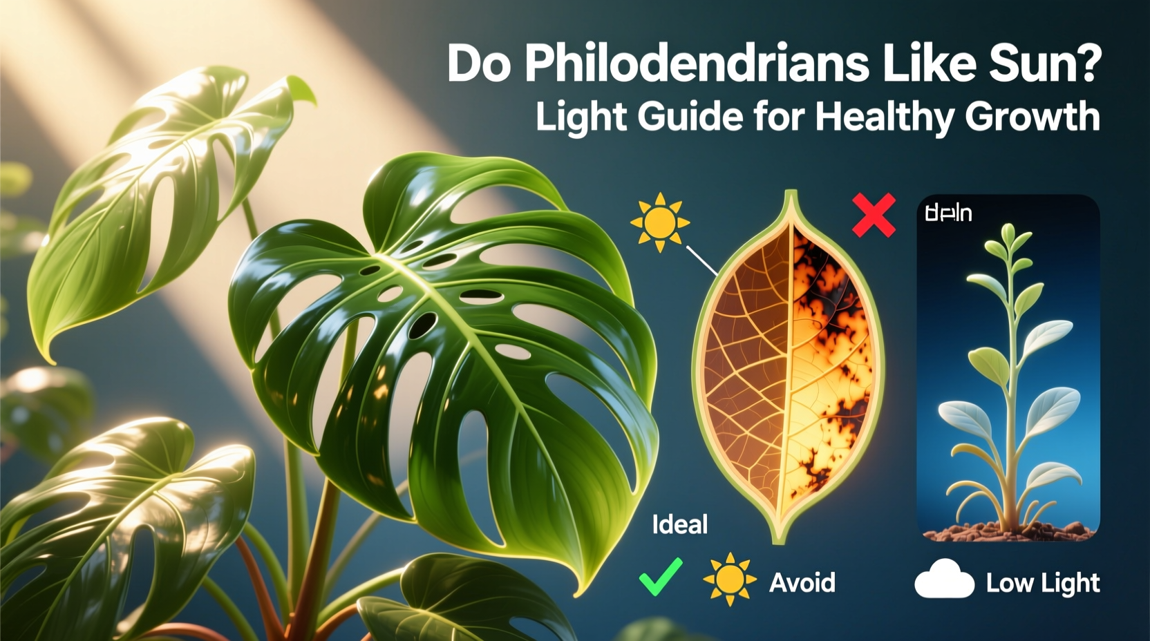 do philodendrons like sun