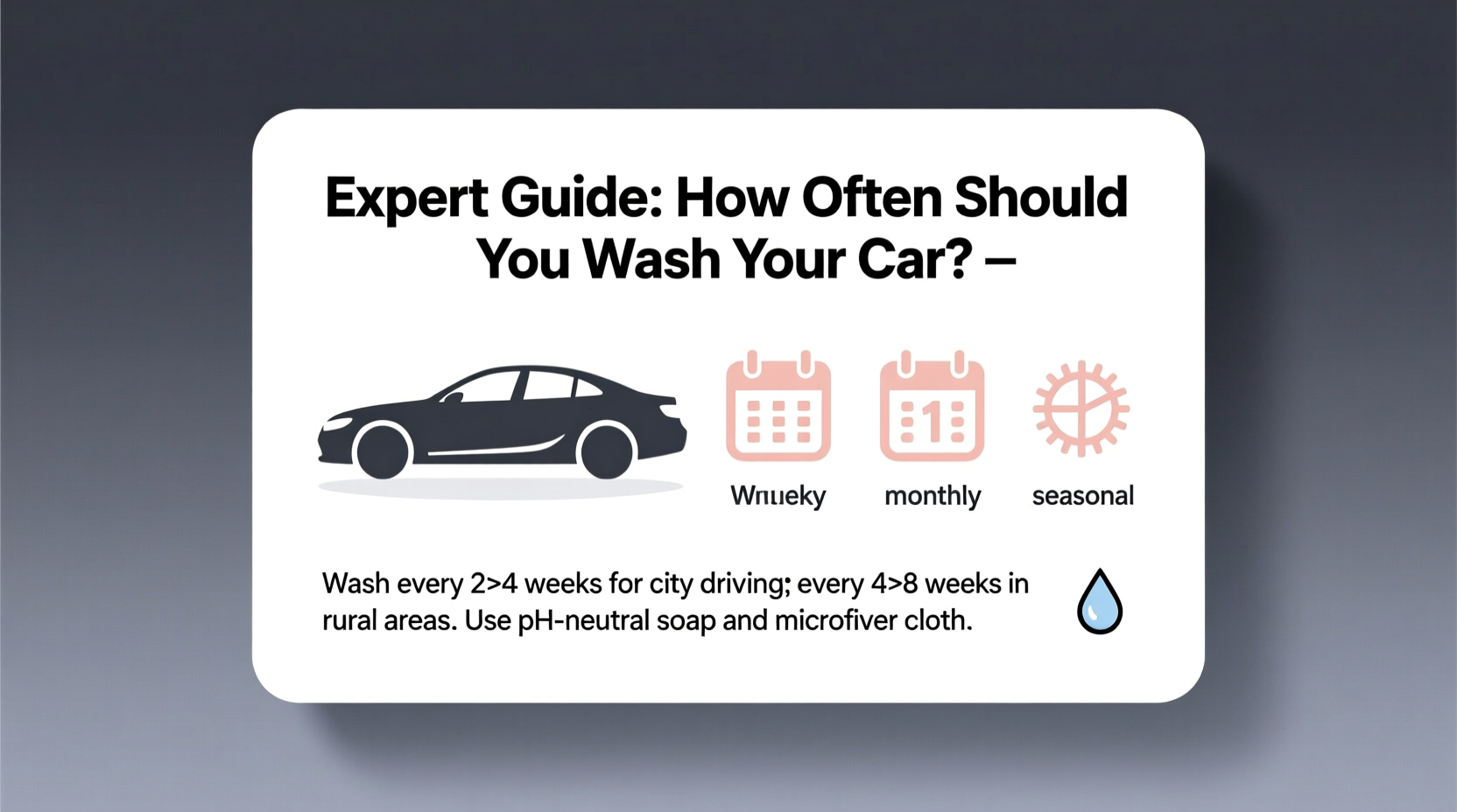 how often should i get a car wash