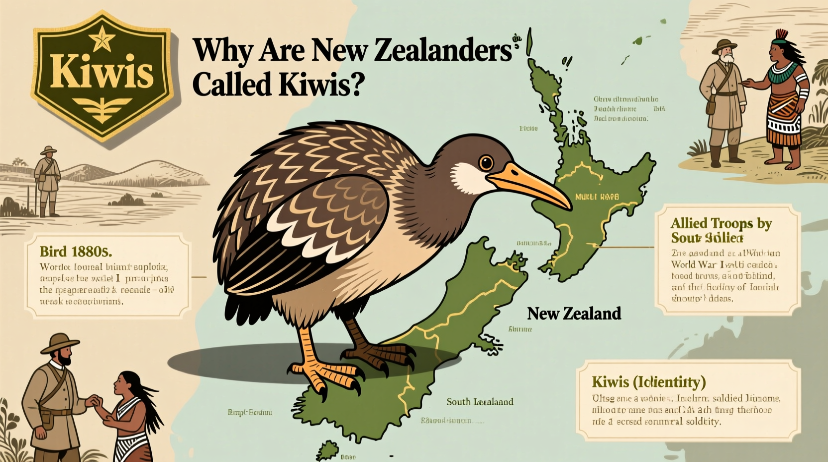 why are new zealanders called kiwis the history explained