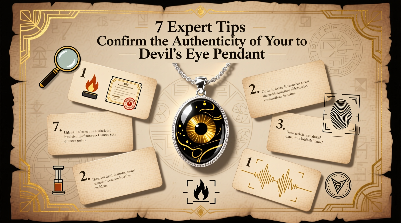 7 expert tips to confirm the authenticity of your devils eye pendant