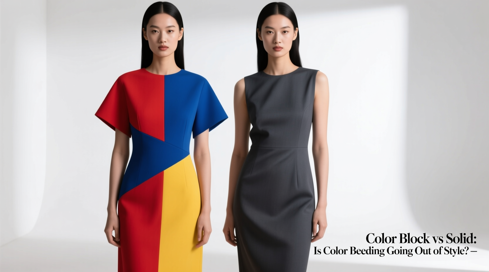 color block vs solid dresses are color block dresses going out of style