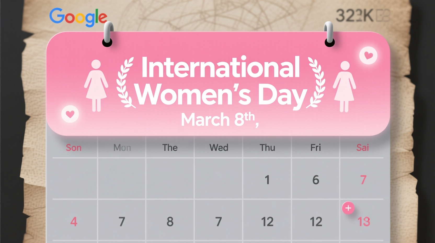 international womens day removed from google calendar