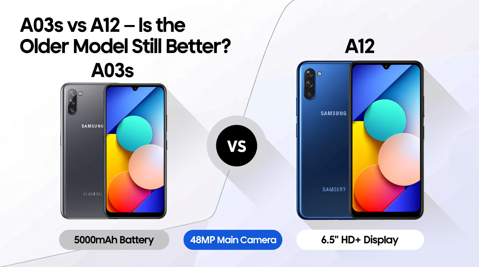 samsung a12 vs a03s is the older model actually better for the price