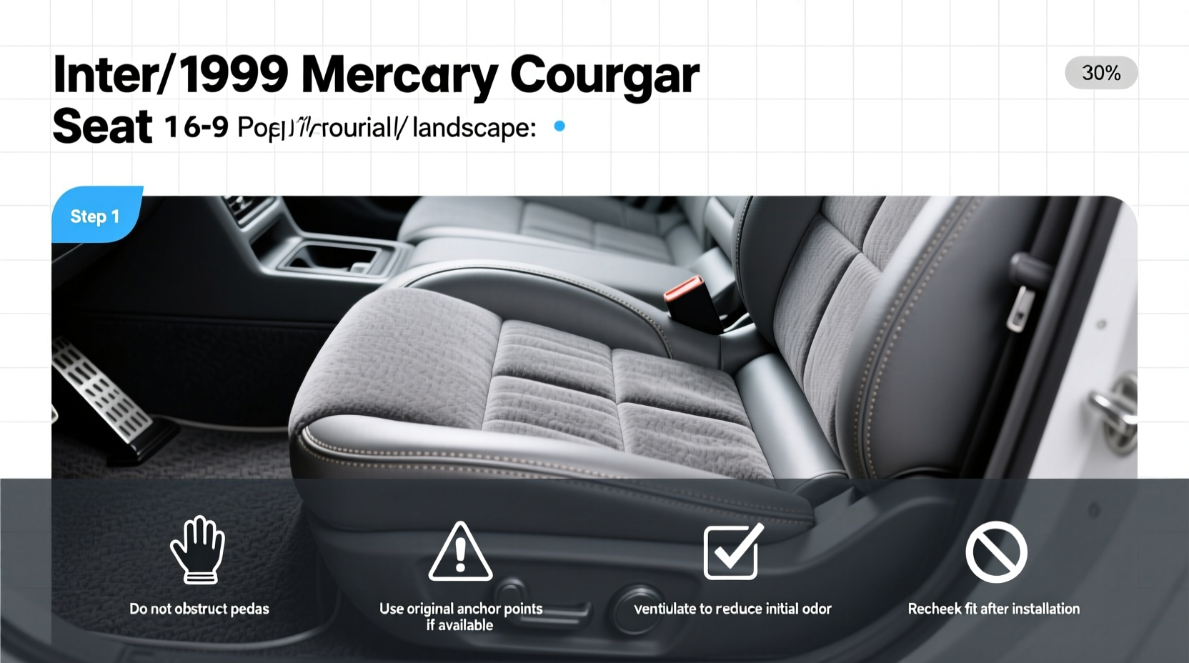 1999 mercury cougar seat covers