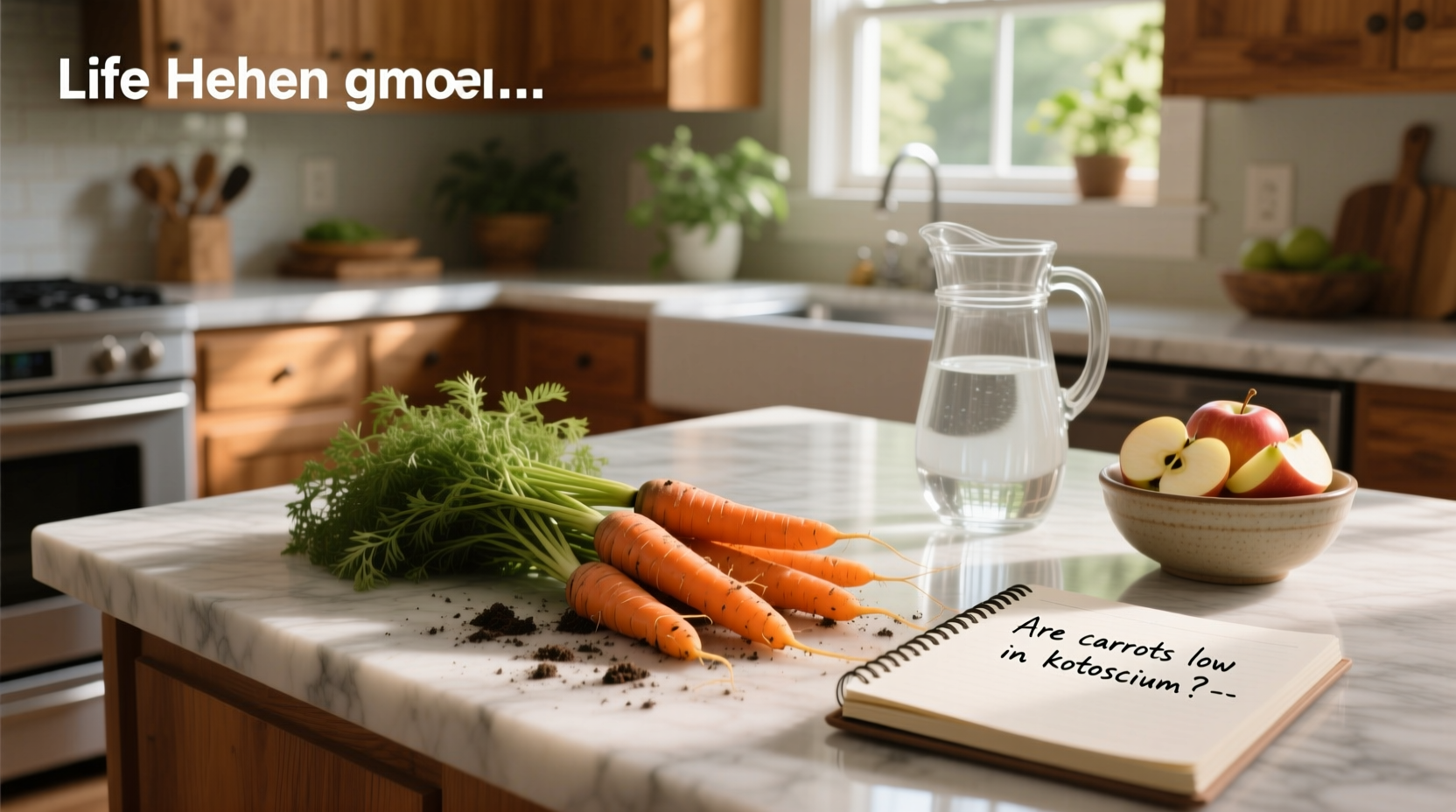 are carrots low in potassium