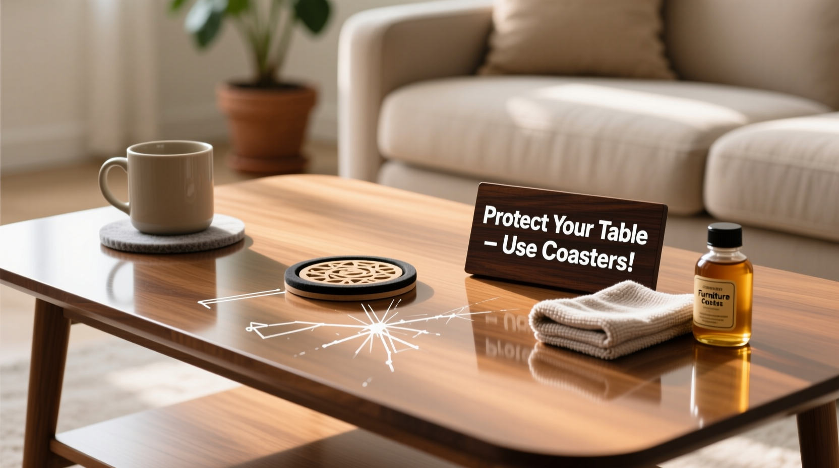 essential tips and diy hacks to prevent scratches on your coffee table surface