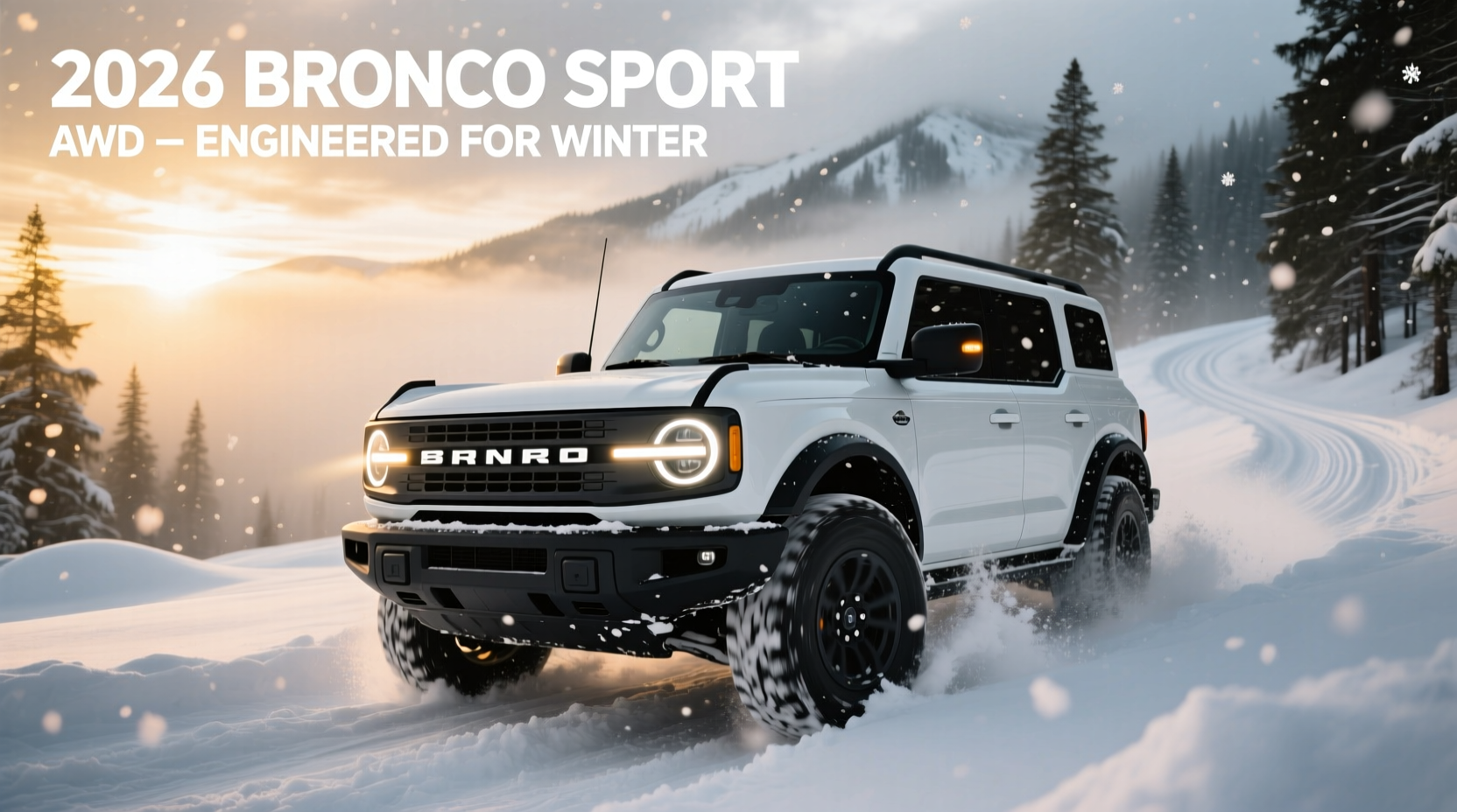 bronco sport awd snow winter 2026