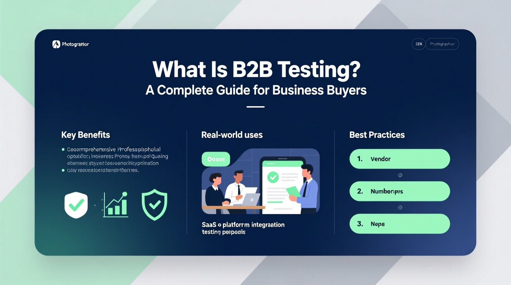 what is b2b testing