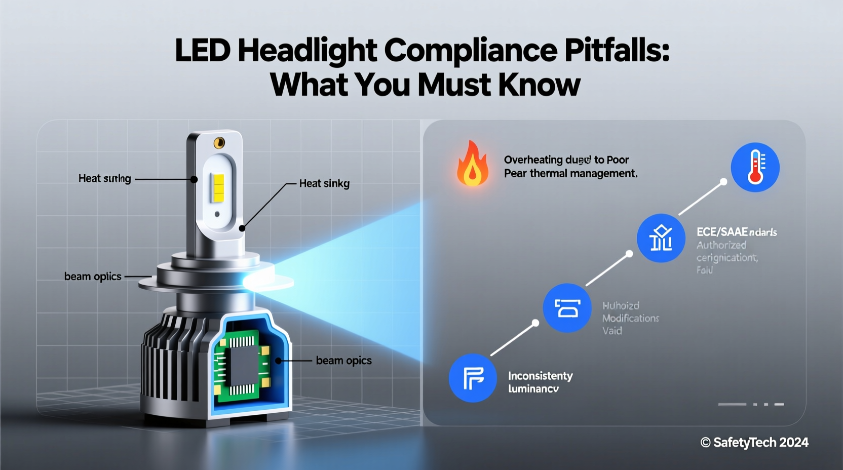 led headlights compliance pitfall