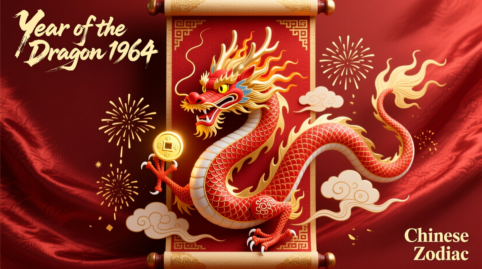 what animal represented the chinese new year 1964