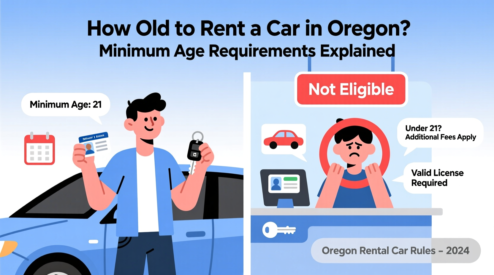 how old to rent a car in oregon