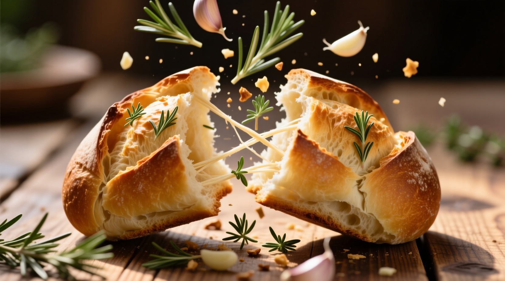 pull apart herb bread