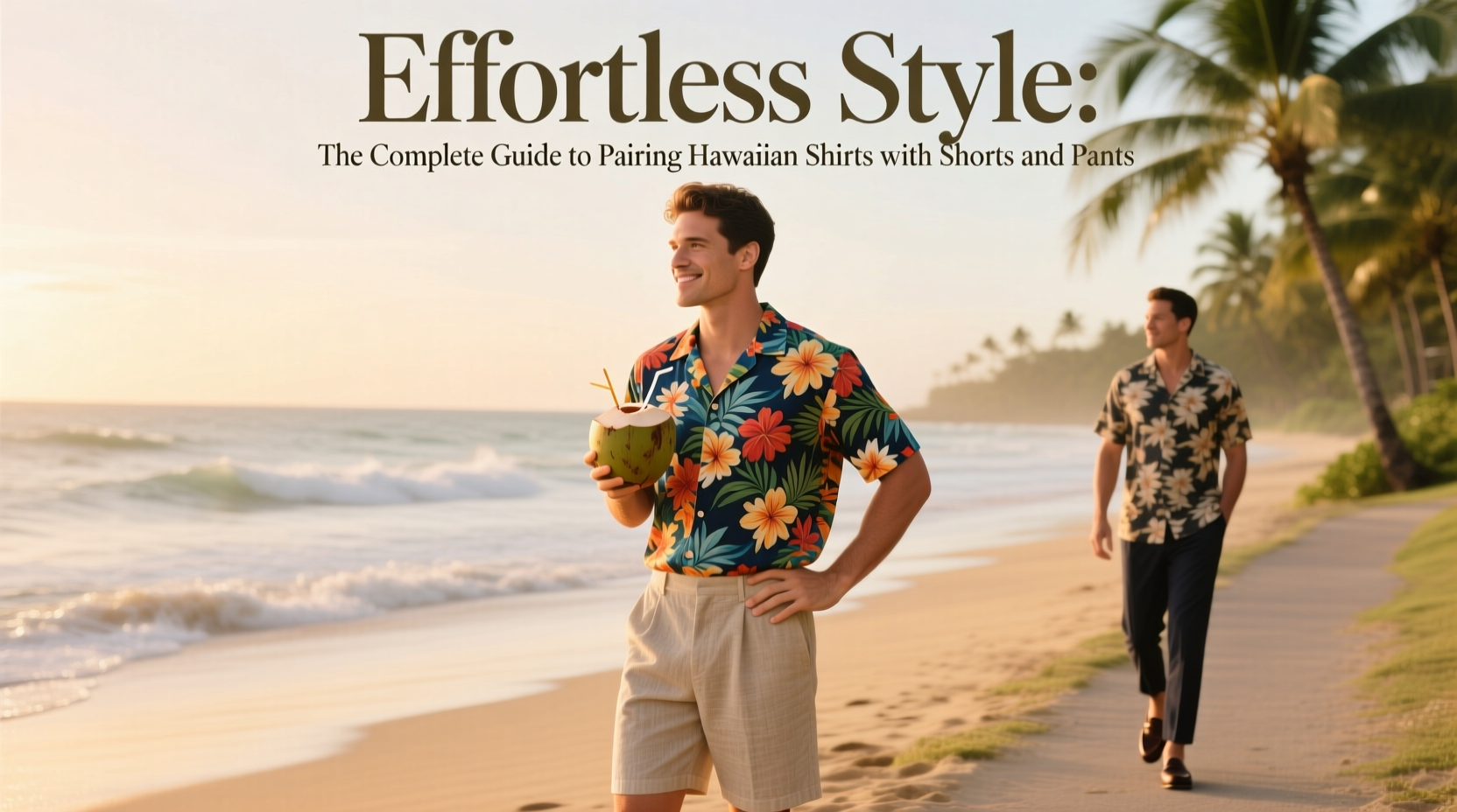effortless style the complete guide to pairing hawaiian shirts with shorts and pants