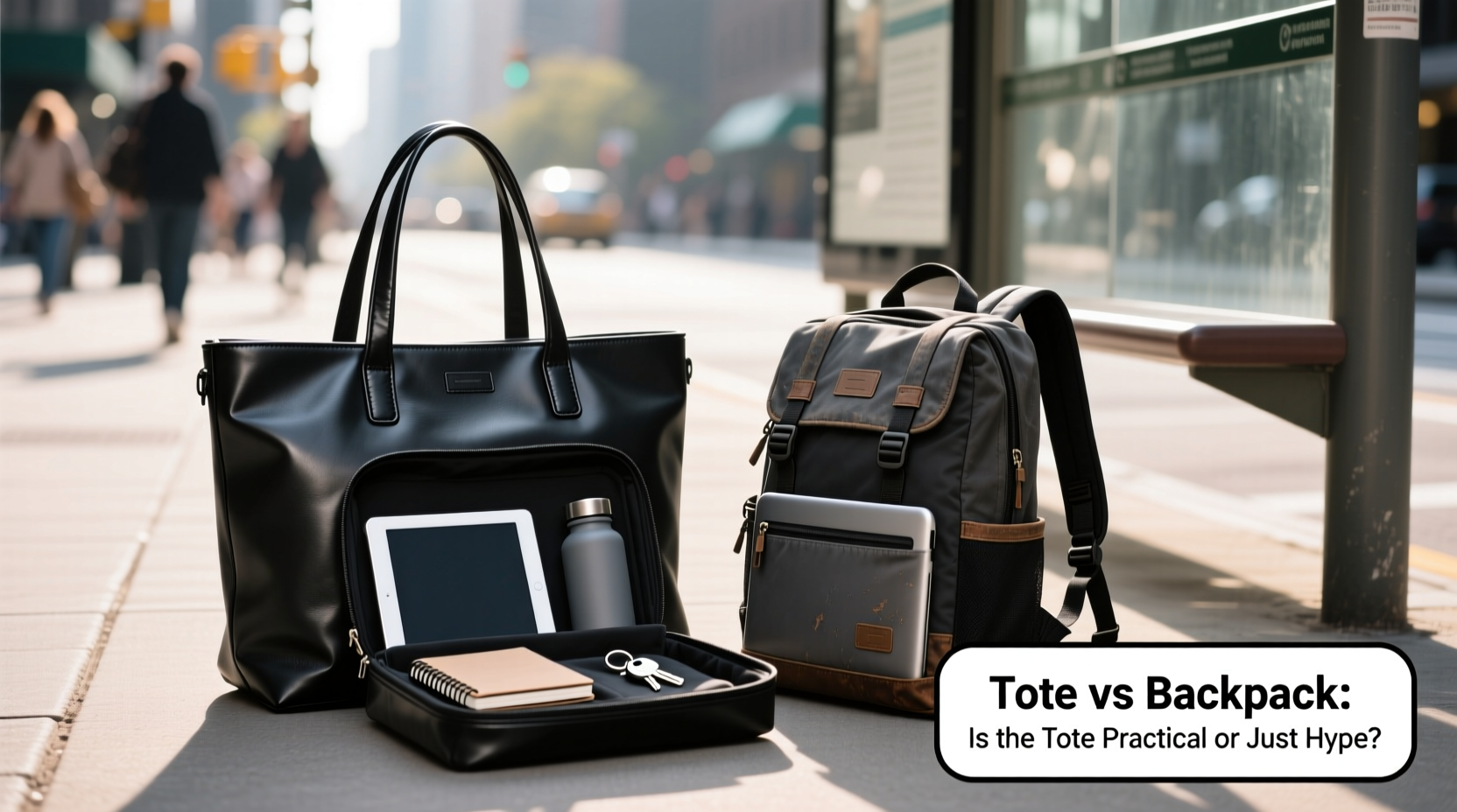 lacel urwebin tote vs backpack for commuting is the tote really practical or just hype