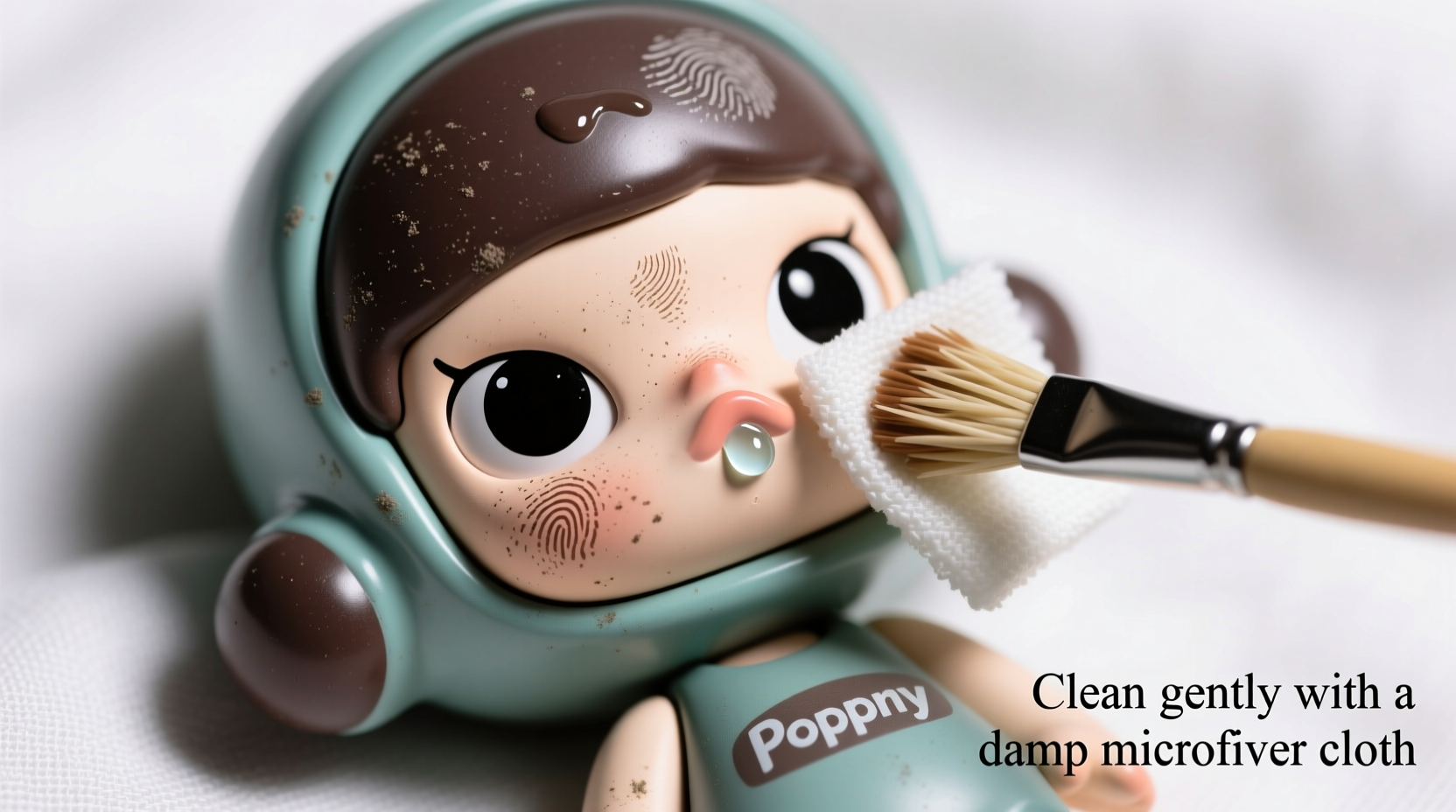how to clean crybaby popmart