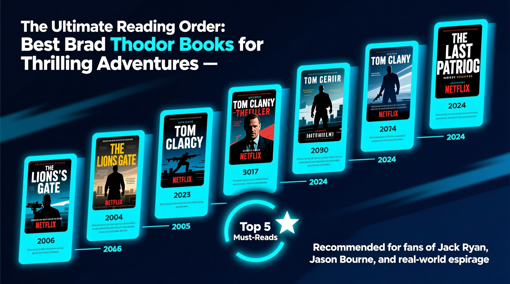 complete guide to the best brad thor books in order for thrilling reads