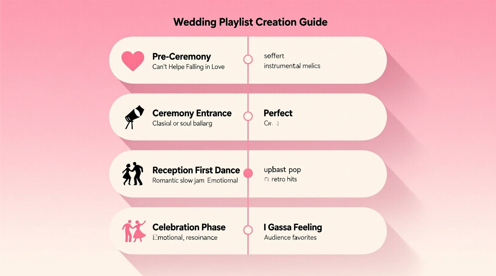 how to create a wedding playlist