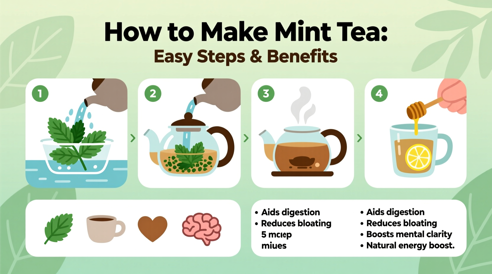 how to make mint tea