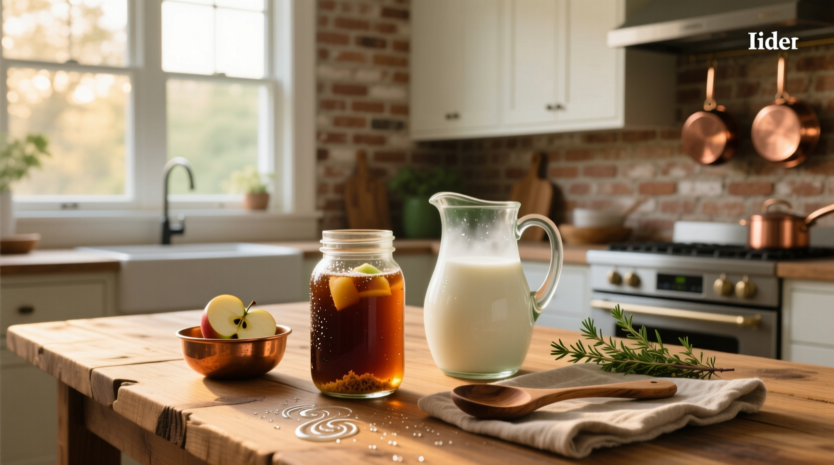 apple cider vinegar and milk uses