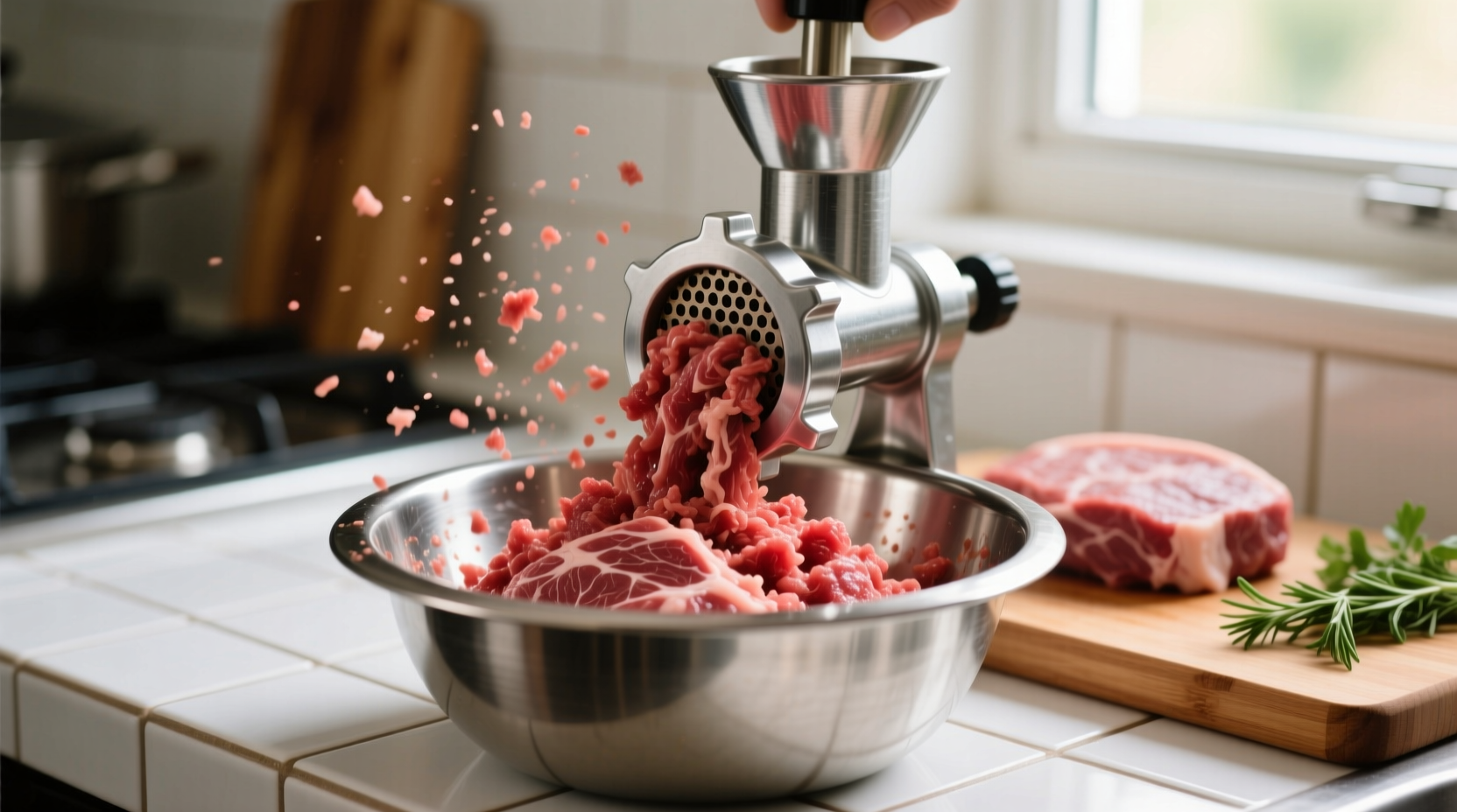 grind your own meat for safe r burgers