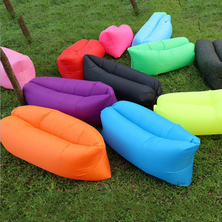 240 X 70cm Outdoor Portable Lazy Inflatable Sleeping Camping Sleeping Bag Air Pad