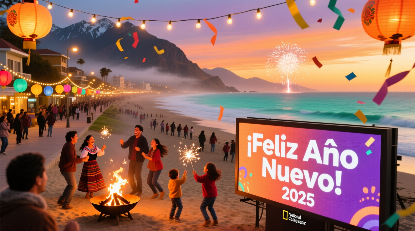 where to spend new year in chile