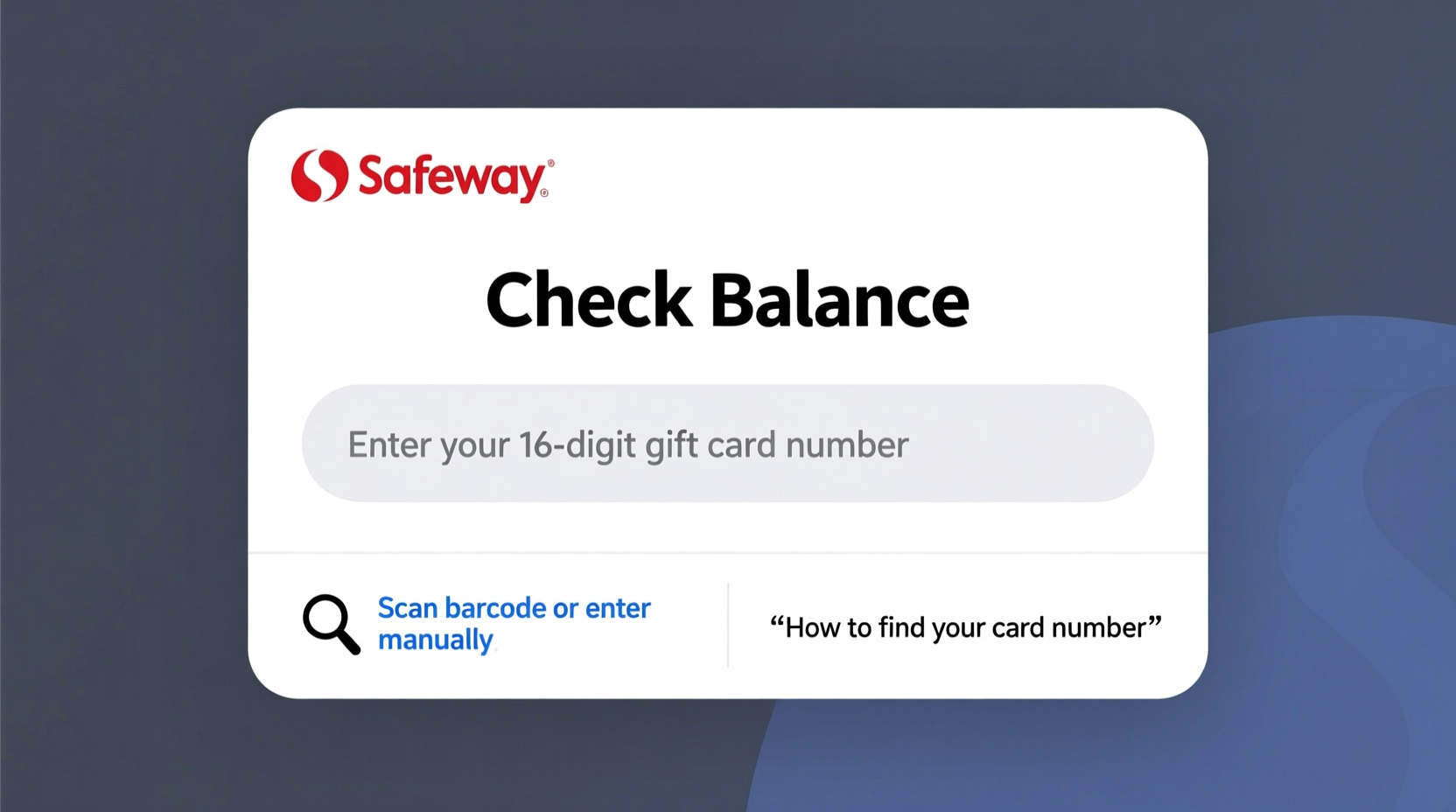 check safeway gift card balance easily find how to here