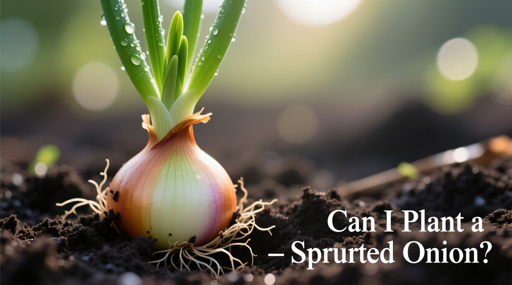 Can I Plant a Sprouted Onion? Yes, Here's How