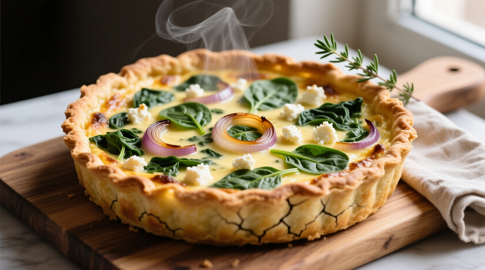 Perfect Vegetarian Spinach Quiche Recipe in 1 Hour