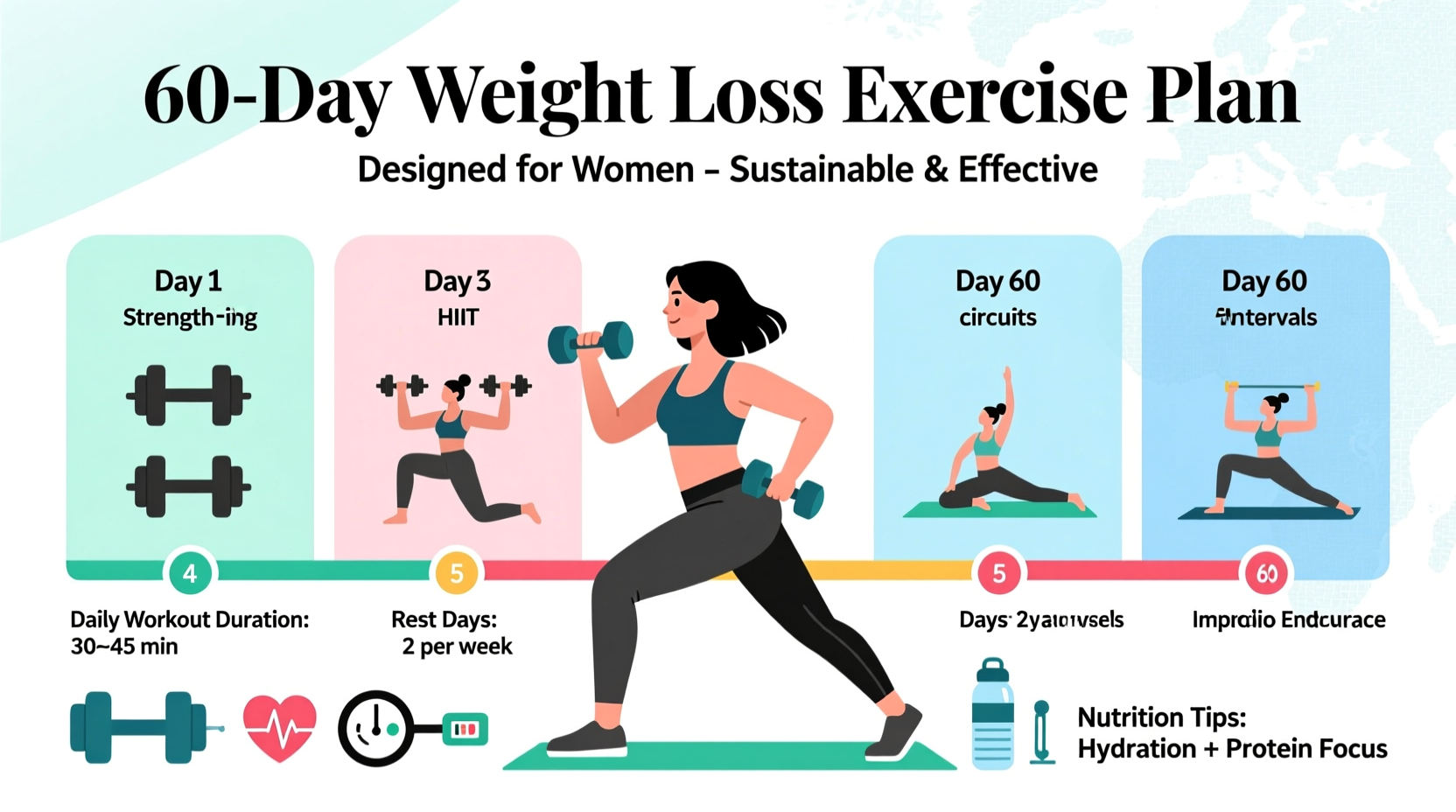 60 day weight loss exercise plan for womens