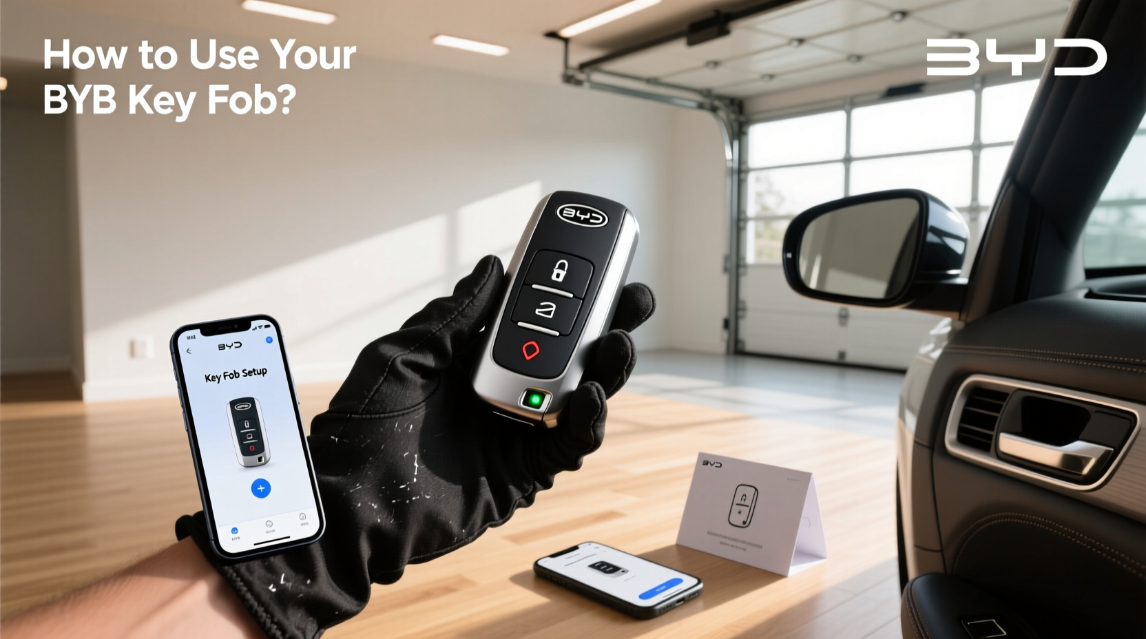 How to choose BYD remote keys, How to use BYD key fob?